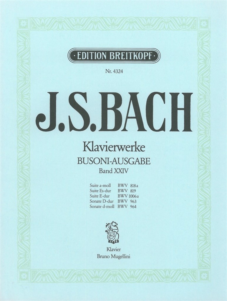 Suiten Bwv818A 819 1006A & Sonat
